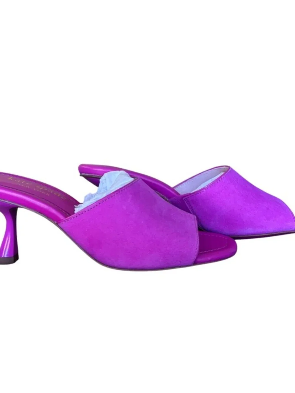 Kate Spade New York Malibu Winter Dress Sandals Magenta Dahlia Size 5.5 New